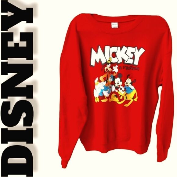 NWOT Disney's New Mickey Mouse & Friends Crew Neck Sweatshirt. - Picture 1 of 8